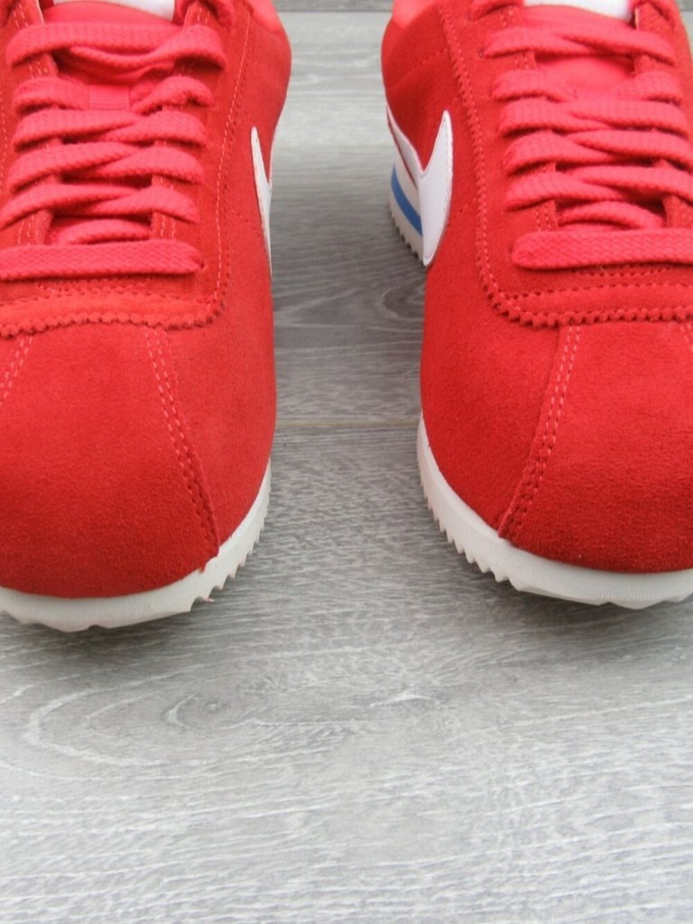Nike Cortez Women's Size 7 Crimson Red Blue Sail White Sneakers NEW - Picture 5 of 13